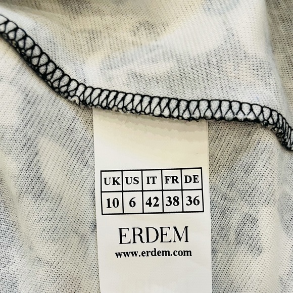 Erdem Floral 3/4 Sleeve Dress - Picture 9 of 11